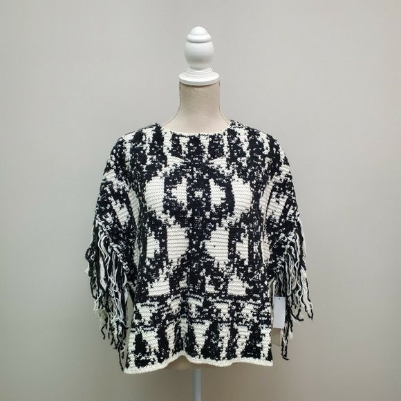 1.STATE Pullover Poncho Sweater, Size Large - Picture 8 of 9